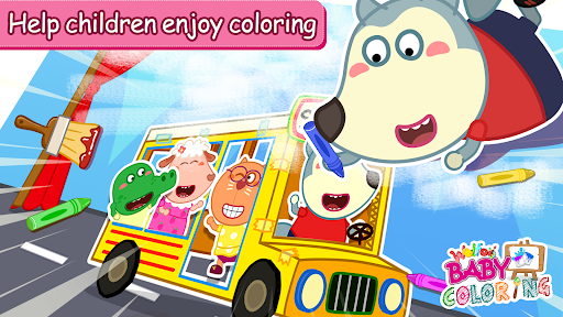 Wolfoo's Drawing Doodle, Color - عکس بازی موبایلی اندروید