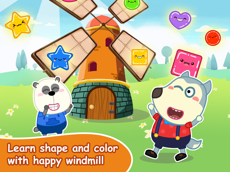 Wolfoo A Day At School - Gameplay image of android game