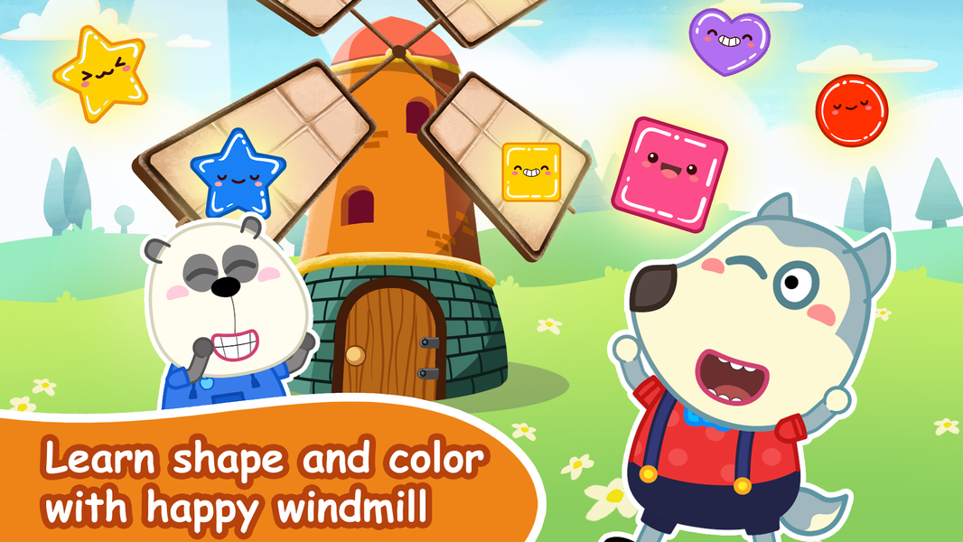 Wolfoo A Day At School - Gameplay image of android game