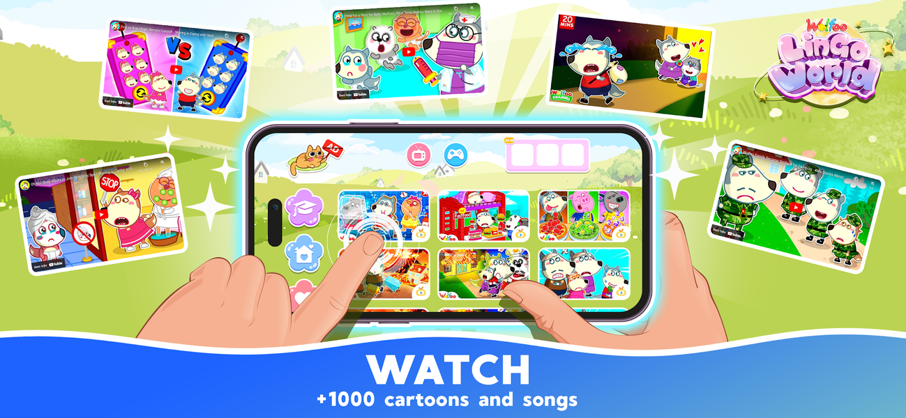 Wolfoo Lingo World: Education - عکس بازی موبایلی اندروید