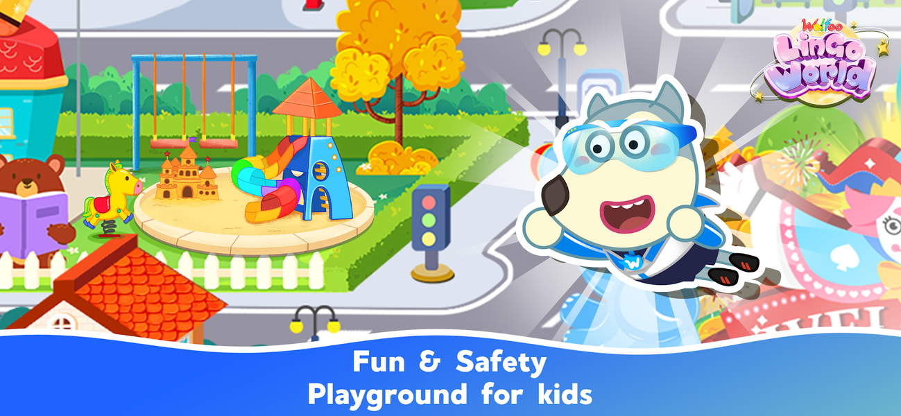 Wolfoo Lingo World: Education - عکس بازی موبایلی اندروید