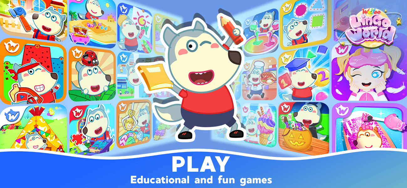 Wolfoo Lingo World: Education - عکس بازی موبایلی اندروید