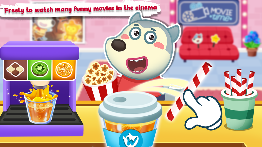 Wolfoo's City: Shopping Mall - Gameplay image of android game