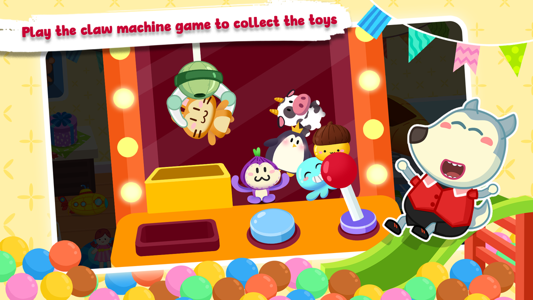 Wolfoo's City: Shopping Mall - Gameplay image of android game