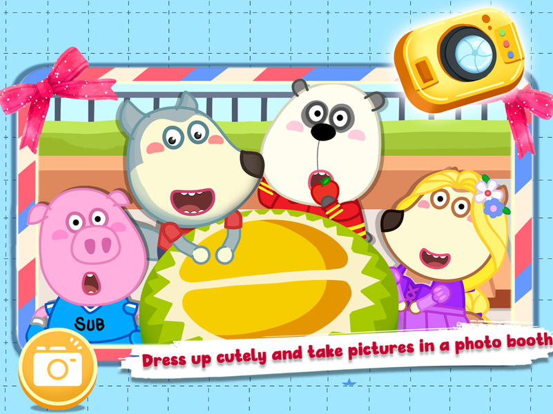 Wolfoo's City: Shopping Mall - Gameplay image of android game