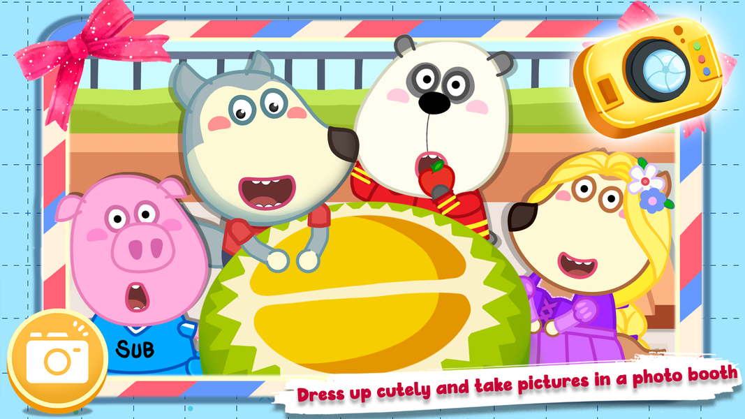 Wolfoo's City: Shopping Mall - Gameplay image of android game