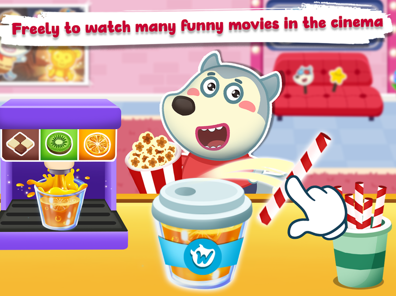 Wolfoo's City: Shopping Mall - Gameplay image of android game