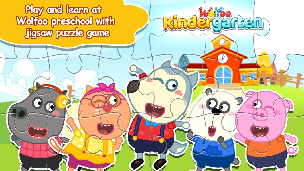 Wolfoo Kindergarten, Alphabet - عکس بازی موبایلی اندروید