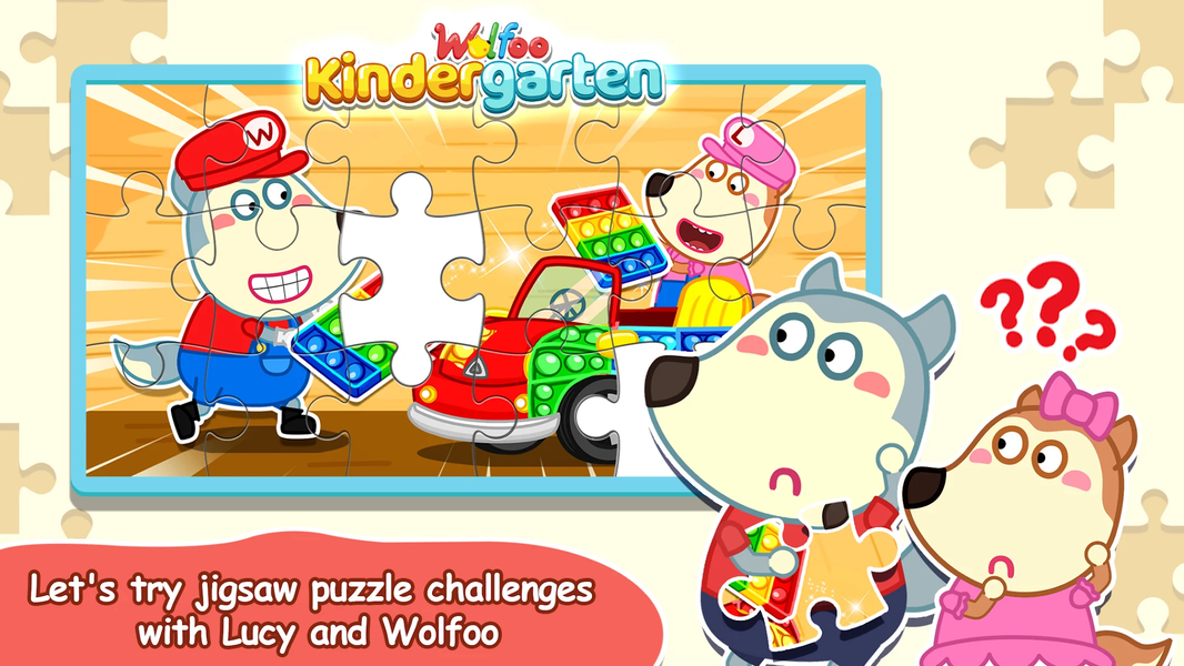 Wolfoo Kindergarten, Alphabet - عکس بازی موبایلی اندروید