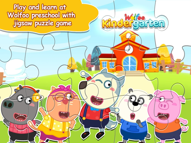Wolfoo Kindergarten, Alphabet - عکس بازی موبایلی اندروید