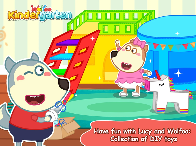 Wolfoo Kindergarten, Alphabet - عکس بازی موبایلی اندروید