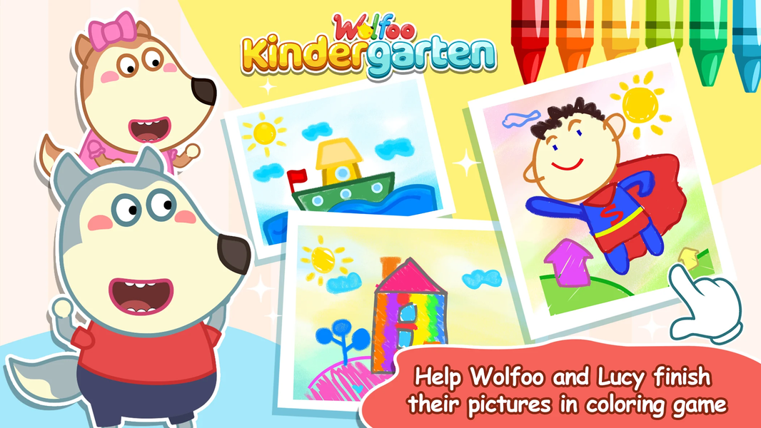 Wolfoo Kindergarten, Alphabet - عکس بازی موبایلی اندروید