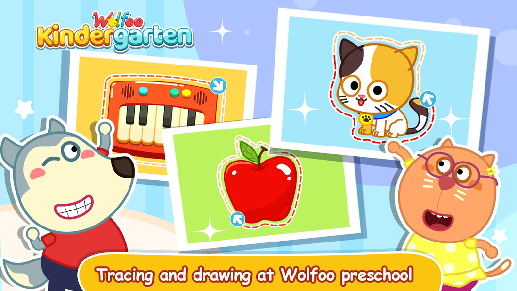 Wolfoo Kindergarten, Alphabet - عکس بازی موبایلی اندروید
