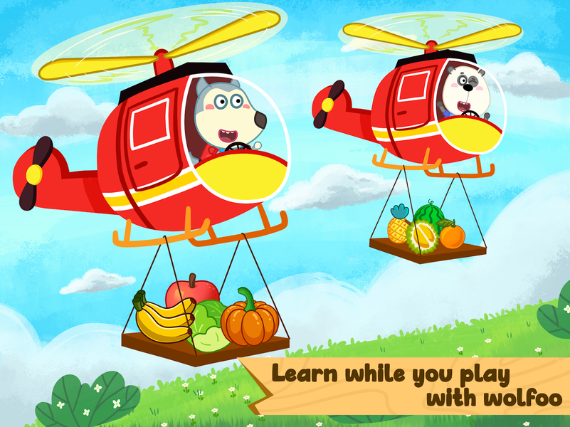 Wolfoo Math Game Baby Learning - عکس بازی موبایلی اندروید