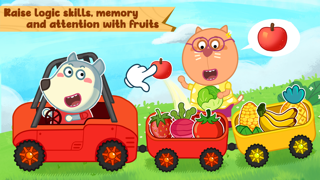 Wolfoo Math Game Baby Learning - عکس بازی موبایلی اندروید