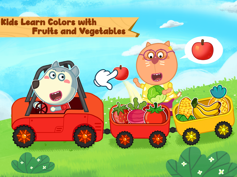 Wolfoo Math Game Baby Learning - عکس بازی موبایلی اندروید