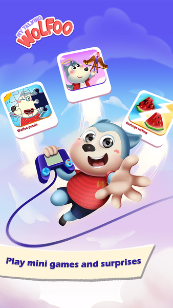 My Talking Wolfoo: Virtual Pet - Gameplay image of android game