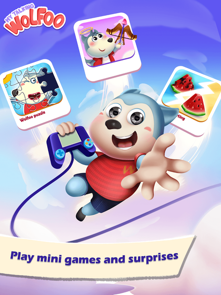 My Talking Wolfoo: Virtual Pet - Gameplay image of android game