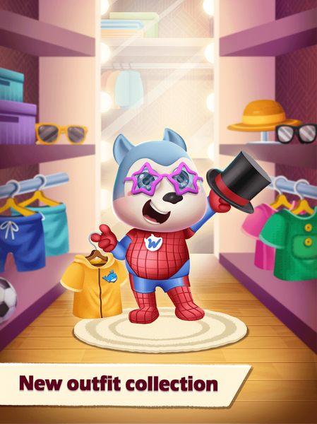 My Talking Wolfoo: Virtual Pet - Gameplay image of android game
