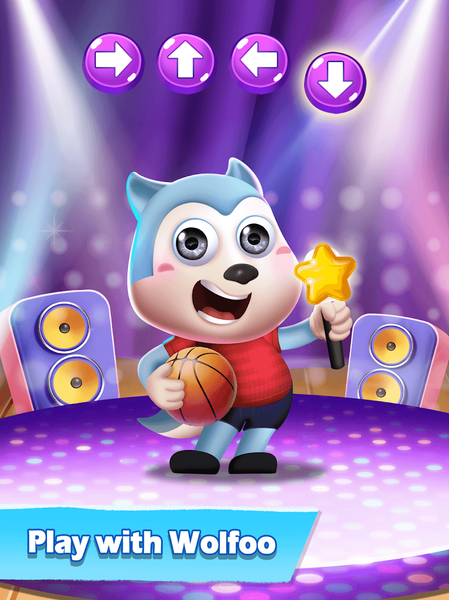 My Talking Wolfoo: Virtual Pet - Gameplay image of android game