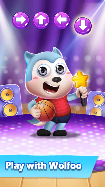 My Talking Wolfoo: Virtual Pet - Gameplay image of android game