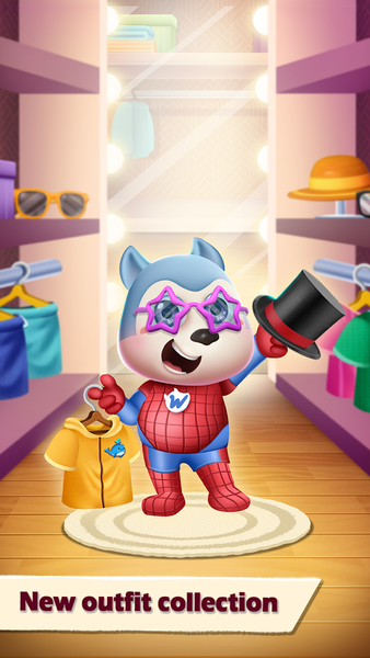 My Talking Wolfoo: Virtual Pet - Gameplay image of android game