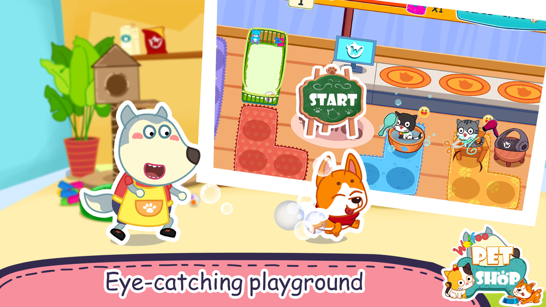 Wolfoo Little Pet Shop Story Game for Android - Download