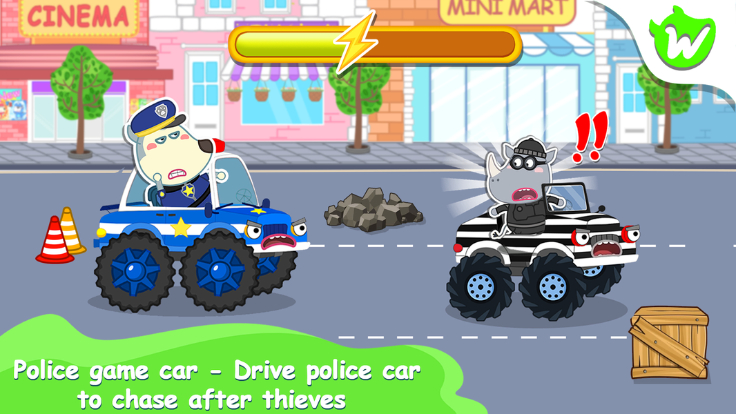 Wolfoo Police And Thief Game - عکس بازی موبایلی اندروید