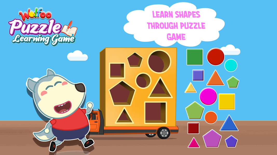 Wolfoo Puzzle Learning Game - عکس بازی موبایلی اندروید