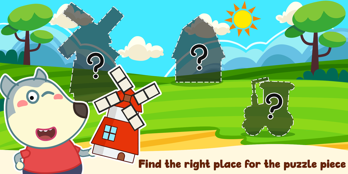 Wolfoo Puzzle Game For Kids - عکس بازی موبایلی اندروید
