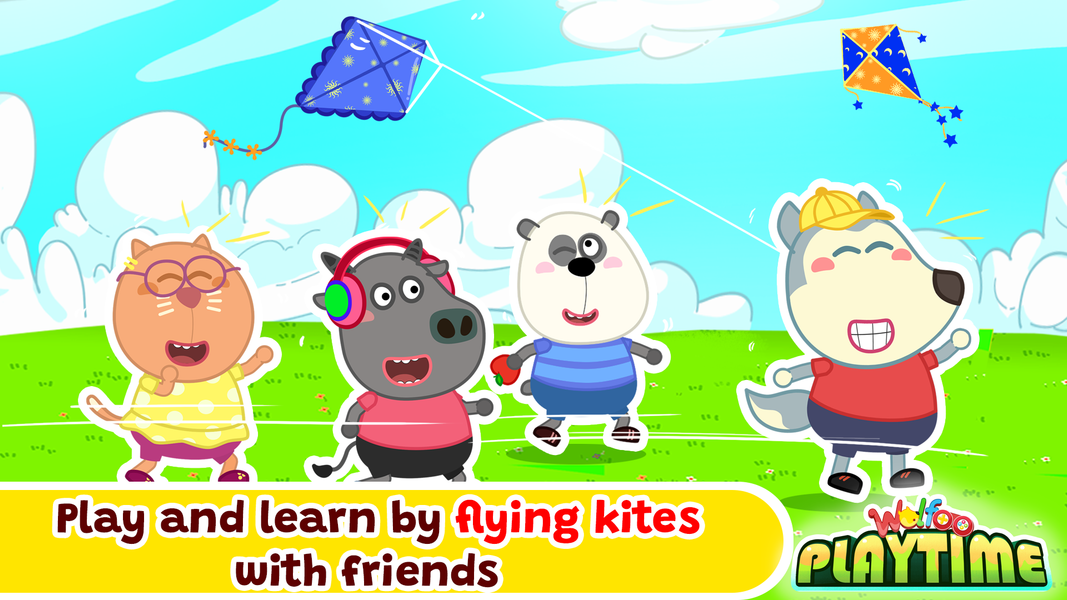 Wolfoo Playtime School Stories - عکس بازی موبایلی اندروید