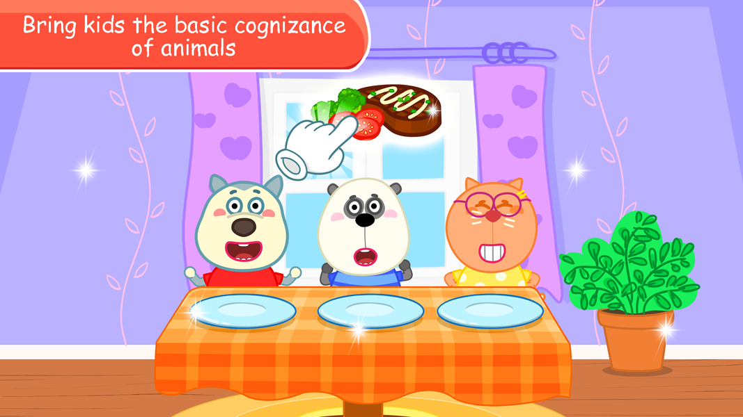 Wolfoo Learns Shape and Color - عکس بازی موبایلی اندروید