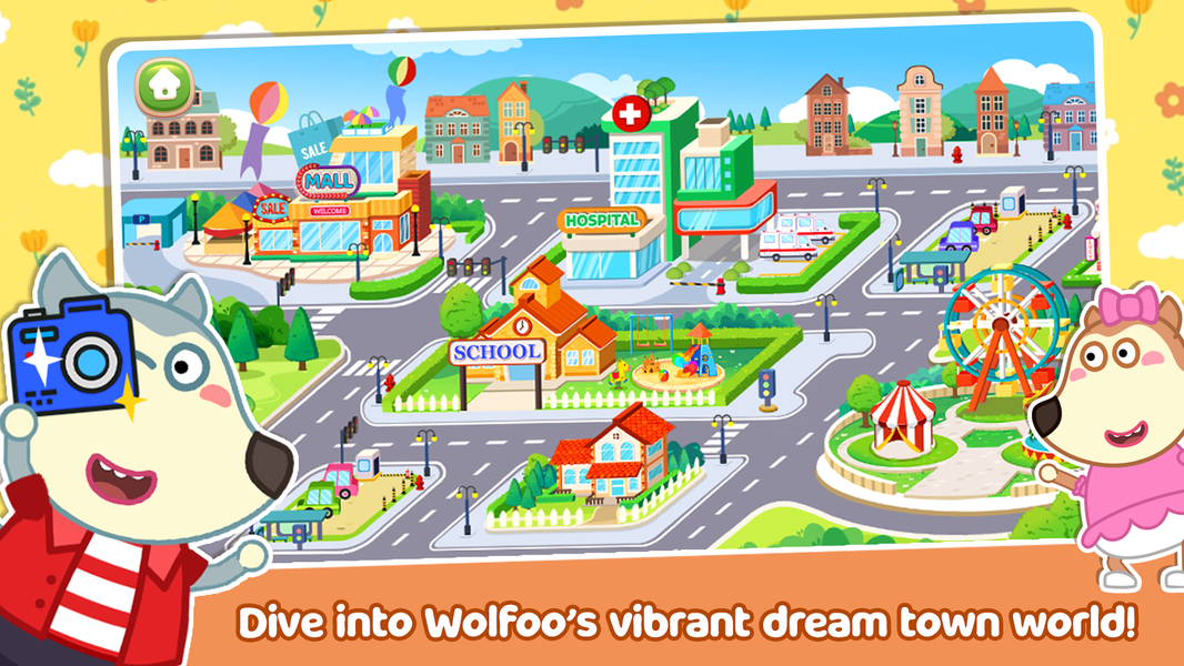 Wolfoo's Town: Dream City Game - عکس بازی موبایلی اندروید