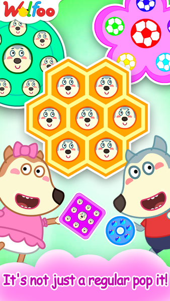 Wolfoo Pop It - Fidget toys - عکس بازی موبایلی اندروید