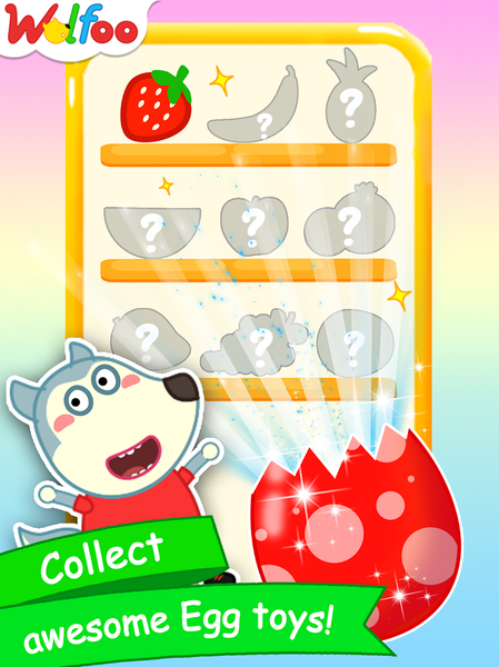 Wolfoo 's Surprise Eggs Toys - عکس بازی موبایلی اندروید
