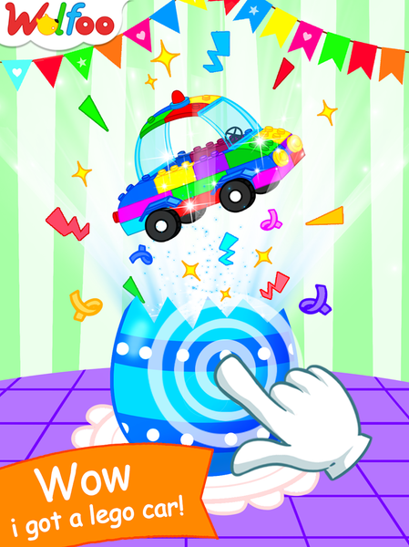 Wolfoo 's Surprise Eggs Toys - عکس بازی موبایلی اندروید