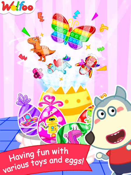 Wolfoo 's Surprise Eggs Toys - عکس بازی موبایلی اندروید