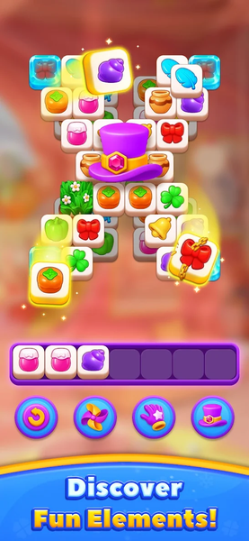 Wonder Villa - Tile Match Game - Gameplay image of android game