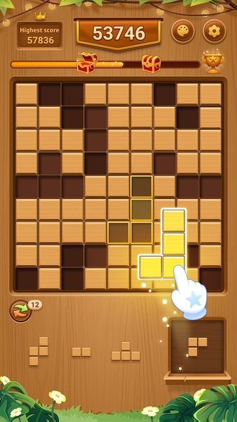 Wood Block Puzzle-SudokuJigsaw - Gameplay image of android game