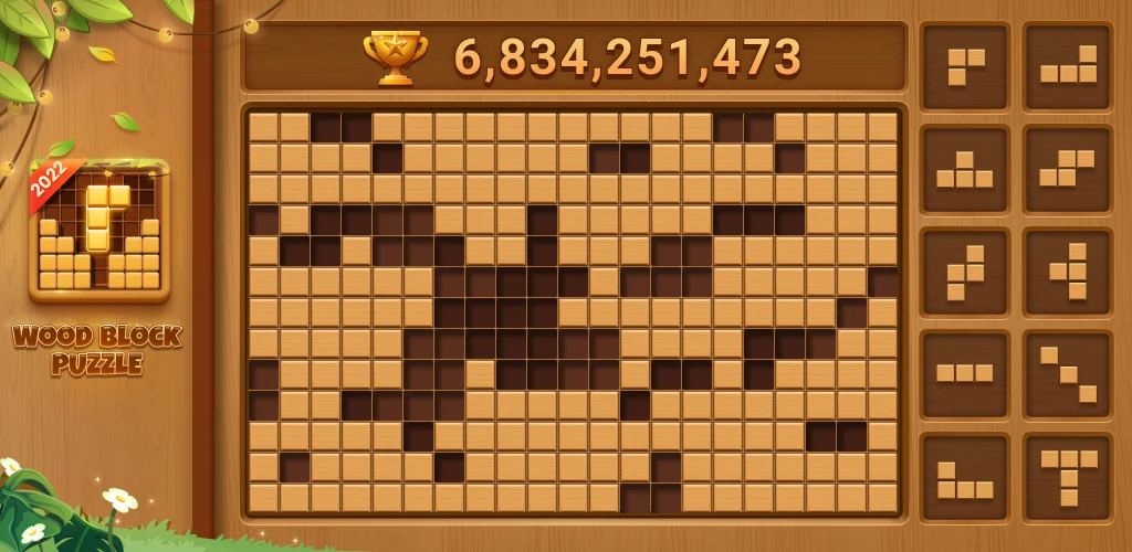 Wood Block Puzzle-SudokuJigsaw - Gameplay image of android game