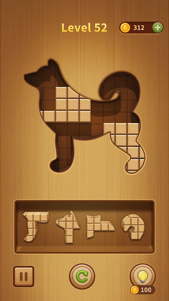 Wood BlockPuz Jigsaw Puzzle - عکس بازی موبایلی اندروید