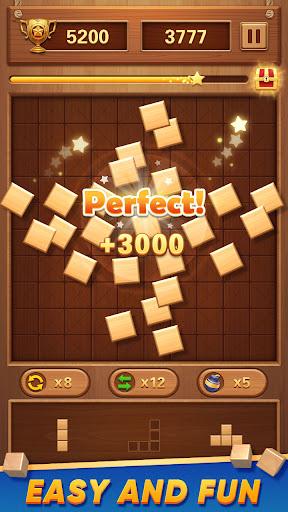 Block Puzzle Wood Blast - Gameplay image of android game