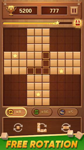Block Puzzle Wood Blast - Gameplay image of android game