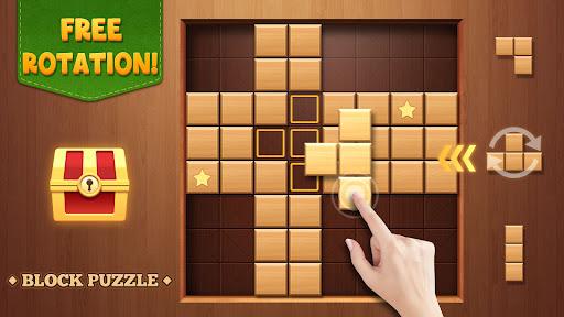 Block Puzzle Wood Blast - Gameplay image of android game