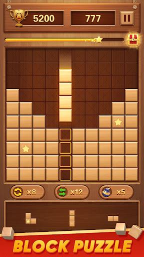 Block Puzzle Wood Blast - Gameplay image of android game