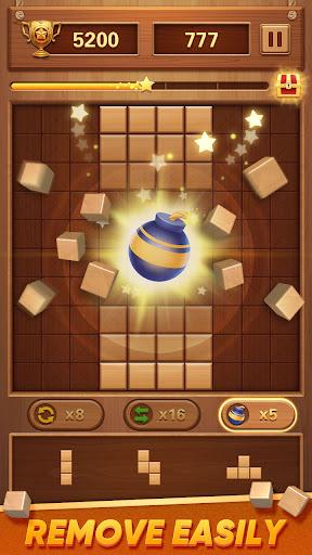 Block Puzzle Wood Blast - Gameplay image of android game