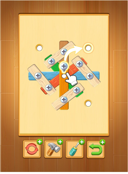 Nuts Master, Wood Bolts Puzzle - عکس بازی موبایلی اندروید