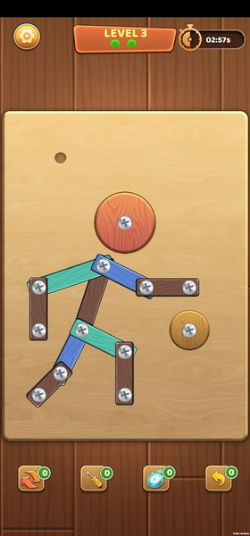 Wood Nuts & Bolts Screw Puzzle - عکس بازی موبایلی اندروید