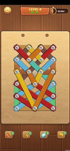 Wood Nuts & Bolts Screw Puzzle - عکس بازی موبایلی اندروید