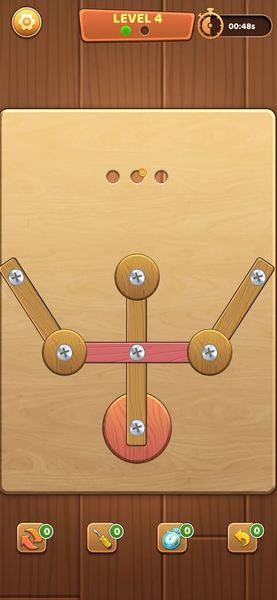 Wood Nuts & Bolts Screw Puzzle - عکس بازی موبایلی اندروید